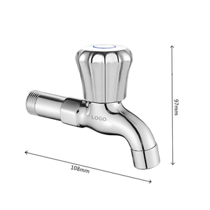<span class=keywords><strong>Robinet</strong></span> mural moderne monotrou pour machine à laver en alliage de zinc pour l'<span class=keywords><strong>eau</strong></span> du <span class=keywords><strong>robinet</strong></span> avec noyau en laiton pour le jardin extérieur - Product Image 2