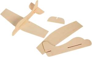 เครื่องบินไม้บัลซาเครื่องบินไม้12แพ็คงานฝีมือเครื่องบินเด็กอุปกรณ์งานปาร์ตี้แบบทำมือชุดเครื่องบินสำหรับทาสีเครื่องบินหัตถกรรม - Product Image 3