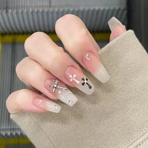 Vente en Gros de Faux Ongles à Presser Haute Qualité, Ongles Artificiels Épais et Souples en Acrylique sous Marque Privée - Product Image 3