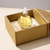 Flacon compte-gouttes en verre personnalisable, nouveau design, pour huiles essentielles, cosmétiques et sérums, idéal pour les huiles pour le visage