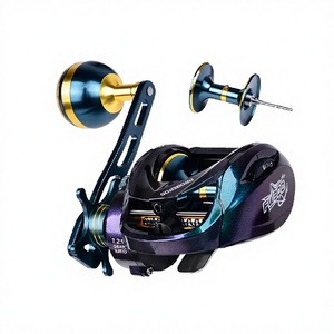 KEKAXI High Quality Metal BaitCasting Reels 12kg Drag 5+1BB Ball Bearings Saltwater Spinning Reel 7.2:1 Gear Ratio Right <b>Hand</b> - Product Image 3