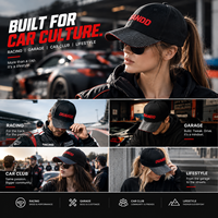 Özel Logo Karbon Fiber Desenli Siperlikli Beyzbol Şapkası Otomotiv Yarış 6 Panel Yapılı 3D Nakışlı Kişiselleştirilmiş Şapka