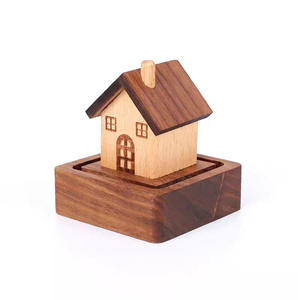 Diffuseur d'huiles essentielles en bois de noyer noir naturel massif Runwood, ODM OEM, logo personnalisé, diffuseur de voiture, expansion d'huiles essentielles, bois parfumé - Product Image 1