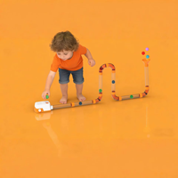Juguete de Construcción STEM Aerodinámico, Juego de Construcción de Tubos Impulsados por Aire Recargable, Bolas Flotantes, Juguete Educativo de Ciencia