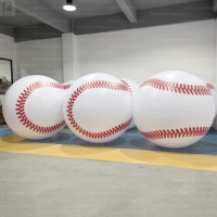 Ballon publicitaire géant gonflable en hélium pour baseball/softball, personnalisé pour exposition/campagne sportive/liga sportive