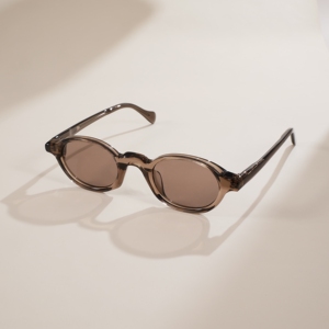 Gafas de Sol Ovaladas Pequeñas de Acetato Hechas a Mano de Lujo, Gafas de Sol Redondas Estrechas de Diseño, Estilo Vintage Minimalista - Product Image 6