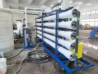 Usine d'osmose inverse 20000 L/Hr Membrane boisson filtrage de l'eau pompe en acier inoxydable Machine de dessalement de récipient à haute pression