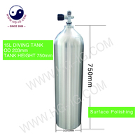 HG-IG S80 S40 S53 S63 S06 S19 Réservoir de plongée sous-marine Réservoir d'air cylindrique en aluminium