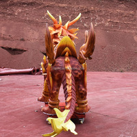 Animatronic Dinosaur Ride Electric Life Size Chinese Dragon Walking Kylin Kids Ride à vendre