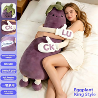 Oreiller de câlin pour favoriser le sommeil, jouet de confort pour adultes, animal en peluche géant pour la relaxation et le confort au moment de l'heure du coucher
