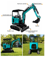 Livraison Gratuite Mini-Excavatrice Diesel 2,5 Tonnes 3 Tonnes 3,5 Tonnes, Rotation à 360 Degrés, Moteur Japonais, Excavatrice 12 Tonnes pour l'Exploitation Minière
