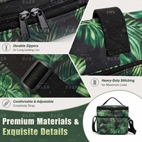 Sac isotherme double compartiment Oxford personnalisé en gros, doublure en aluminium extra épaisse, étanche, idéal pour pique-nique en extérieur