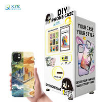 Mesin Penjual Otomatis Casing Ponsel Pintar Kustom DIY Berkualitas Tinggi dengan Manajemen Berbasis Cloud SDK & Pembayaran Multi-Platform