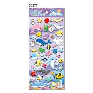 Nekoni 3D Puffy Stickers Foam Stickers 3D Stickers Decorative Decals Original Adhesive Decals for Early Childhood Education