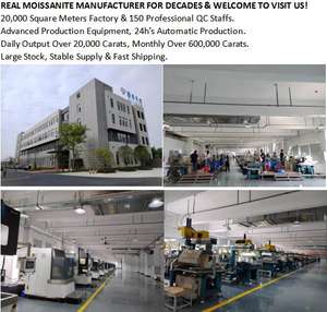 Vente en gros 3CT DEF Moissanite Emerald Cut Gemme en vrac Excellent prix en couleur jaune fantaisie - Product Image 6