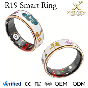 แหวนสมาร์ท R19 ดีไซน์ทันสมัย แบตเตอรี่ใช้งานได้ 5 วัน วัดอัตราการเต้นของหัวใจ การนอนหลับ SpO2 HRV ตรวจจับความเครียด กันน้ำ 5ATM ติดตามการออกกำลังกาย รองรับ Android และ IOS - Product Image 1