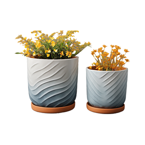 Ceramic Garden Planter <strong>Flower</strong> <strong>Pot</strong> for Indoor/Outdoor Plants Stylish Home Decor - Product Image 1