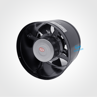 Ventilateur axial industriel NANYOO en métal pour conduits, à deux roulements à billes, contrôle linéaire, évacuation des fumées, ventilation bidirectionnelle, tube droit mural