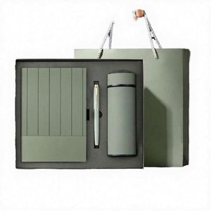 Set Corporativo Exclusivo 2025, de Acero Inoxidable, Lujoso, 3 en 1: Libreta, Bolígrafo y Termo, Regalo Promocional para el Día del Padre - Product Image 4