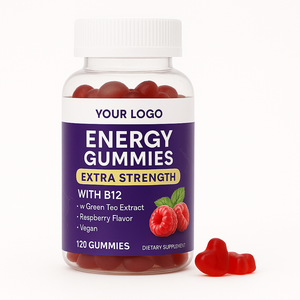 Gummies Énergétiques à Succès avec Vitamine B12 et Extrait de <span class=keywords><strong>Guarana</strong></span> pour Soutenir le Métabolisme Cellulaire et Soulager la <span class=keywords><strong>Fatigue</strong></span> Physique - Product Image 6
