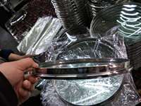 20cm 22cm 24cm 26cm 28cm Couvercle rond en verre trempé de type G pour pot rond