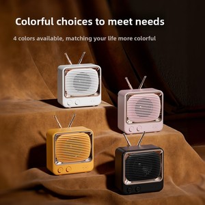 Leuke en retro radio FM 400mAh batterij TF/MP3 afspelen draadloze kleine <span class=keywords><strong>speaker</strong></span> - Product Image 6