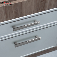 Oukali personnalisé 96mm 128mm moderne en alliage de Zinc tiroir porte armoire matériel Vintage chambre poignées meubles boutons