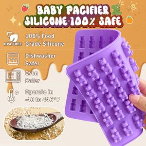 La fábrica MUYULINS puede personalizar caramelos con forma de oso, donut y corazón, silicona antiadherente de grado platino LFGB, libre de BPA. - Product Image 3