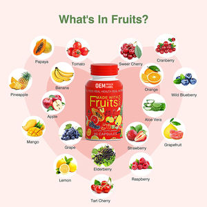 Capsules de fruits et de légumes séchés Nature de marque privée OEM complément alimentaire entier avec super aliment pour femmes hommes et enfants - Product Image 5