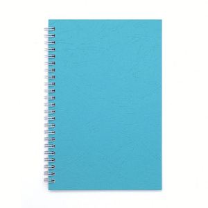 Bloc-notes à spirales avec couverture en PU, format A5, couleur turquoise, pour écrire et prendre des notes - Product Image 1