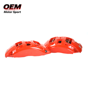 ชุดอัพเกรดเบรกหน้า/หลังแบบคาร์บอนเซรามิก 6/1 ลูกสูบ ประสิทธิภาพสูง OEM MOTOR SPORT สีแดง รับประกัน 1 ปี สำหรับ AMG GLS GLE - Product Image 5