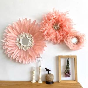 白グースフェザートリムフリンジ15-20cmカーニバルフェザーグーストリミング - Product Image 2