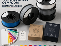 Filamen PETG Grosir Pabrik 1.75mm untuk Printer 3D, Warna Kustom, OEM, Label Pribadi untuk Bambu Lab Creality