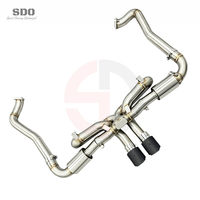 Tubos de Escape SDO Racing para Porsche 718 Boxster Cayman 2.0T 2.5T 2016-2024, Silenciador de Acero Inoxidable con Control de Válvula de Vacío