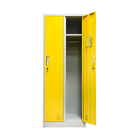 Armoire métallique moderne à deux portes en acier, robuste et personnalisable, pour salle de classe, atelier, appartement, maison, mobilier et rangement de vêtements