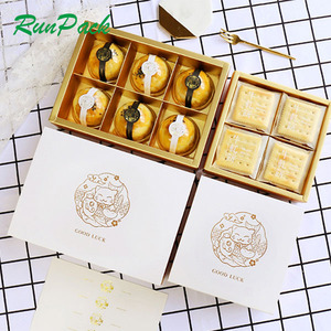 Offre Spéciale biscuit blanc prix de gros personnaliser conception pâtisserie emballage papier gâteau fenêtre boîte - Product Image 5