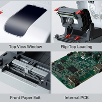Impresora de Recibos de Escritorio Honeywell OT800 con Transferencia Térmica Directa, Interfaz USB Integrada, 203dpi, Tamaño Máximo de Papel de 108mm