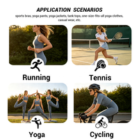 Tissu en nylon anti-boulochage pour leggings, vêtements de yoga, vêtements d'extérieur, entraînement de danse et vêtements de sport