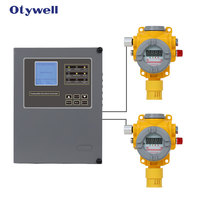 Panneau de contrôle de gaz combustible Otywell JB-TB-GDB18 avec 2 sorties de commutation, réinitialisation/manque-coupure manuels et réglage personnalisé des points d'alarme