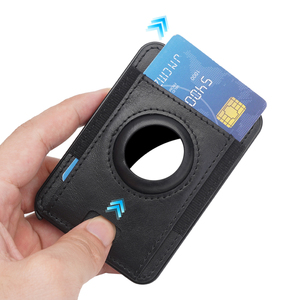 תיק מגנט עור מותאם אישית במקרה טלפון מגנטים רזה כרטיס אשראי עם גברים מוקפץ עם ארנק גברים מוקפץ עם תגי אוויר - Product Image 4