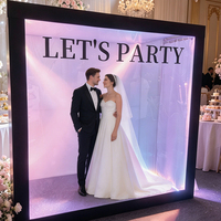 Vente en gros Xinpri 2026 – Cabine photo tendance, durable et portable, personnalisable avec des noms, recyclable pour mariages et fêtes