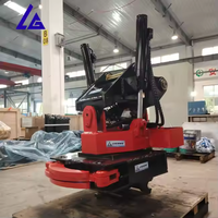 Tiltrotator inclinable à 45 degrés, rotation hydraulique, attache rapide pour excavatrice de 3,5 tonnes à 4 tonnes