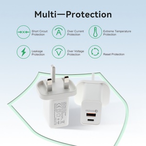 Adaptor daya 20W PD <span class=keywords><strong>USB</strong></span> <span class=keywords><strong>C</strong></span>, pengisi daya super blok pengisi daya Tipe <span class=keywords><strong>C</strong></span> dengan kabel - Product Image 4