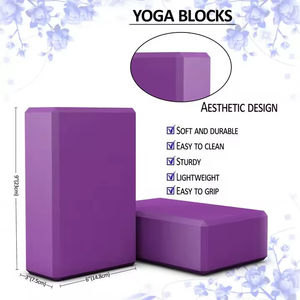 Custom <b>Colour</b> Yoga Block And Yoga Strap <b>Set</b> Soft Non-Slip Yoga Blocks Pilates Stretching And Toning Blocks <b>Set</b> - Product Image 3