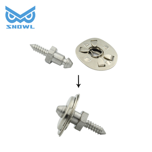 Snowl Lift-The-OWOZ Fixation Cloth-to-Surface Set Vis 1/2 "(Laiton nickelé) - Product Image 5