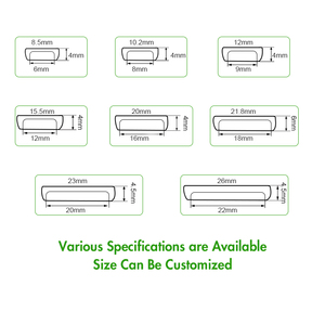 <span class=keywords><strong>Bande</strong></span> de bordure en PVC en forme de U pour le traitement de coupe personnalisé de bord décoratif d'armoire de meubles disponible - Product Image 4
