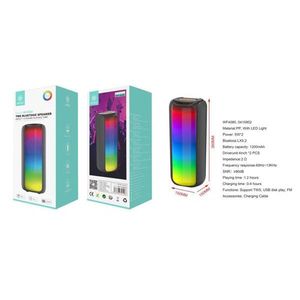 Ikrea Portable Bluetooth <b>Speaker</b> 15W With <b>Led</b> Lights And Remote Control Black - Product Image 3