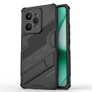 Hibrid TPU PC darbeye telefon kılıfı braketi standı tutucu ile arka kapak kılıf için OPPO <span class=keywords><strong>Realme</strong></span> 15 5G cep telefonu kılıfları telefon kılıfı s - Product Image 1