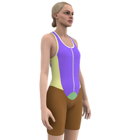 HIRBGOD Costume de triathlon personnalisé pour femmes Premium, rembourré Performance Tri Suit