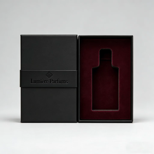 Premium Custom Magnetic Closure Boxes for Perfume Luxury Beauty Brands Rigid Paper Box Velvet Silk Lining Four-Color Printing - Product Image 3